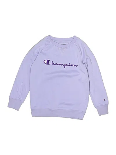 Pre-owned Champion Kids' Sweatshirt In Purple