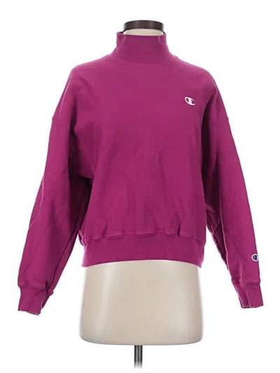Pre-owned Champion Sweatshirt In Purple