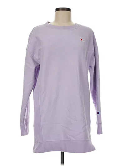 Pre-owned Champion Sweatshirt In Purple