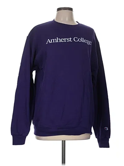 Pre-owned Champion Sweatshirt In Purple