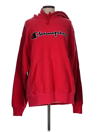Pre-owned Champion Sweatshirt In Red