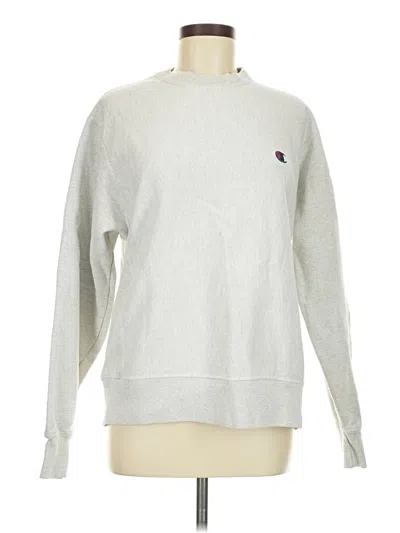 Pre-owned Champion Sweatshirt In Silver