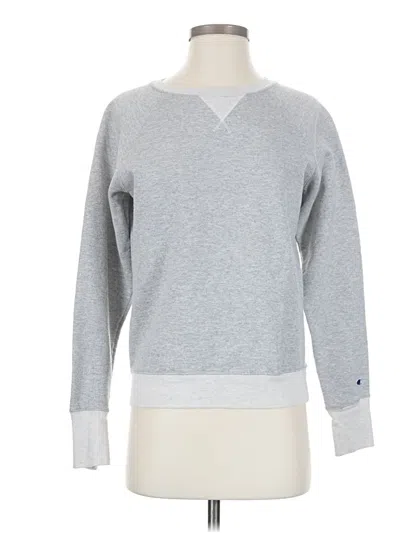 Pre-owned Champion Sweatshirt In Silver