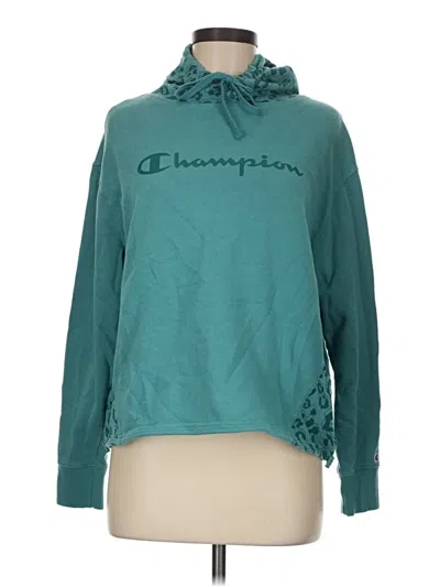 Pre-owned Champion Sweatshirt In Teal