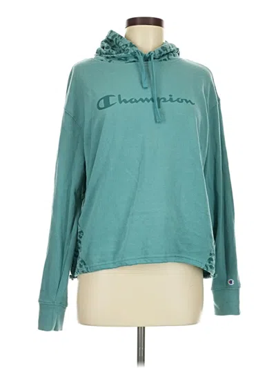 Pre-owned Champion Sweatshirt In Teal