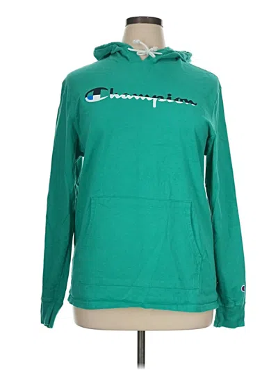 Pre-owned Champion Sweatshirt In Teal