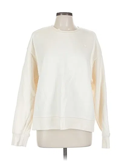 Pre-owned Champion Sweatshirt In White