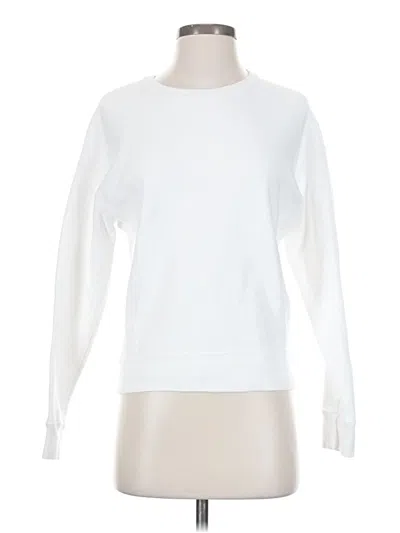 Pre-owned Champion Sweatshirt In White