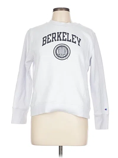 Pre-owned Champion Sweatshirt In White