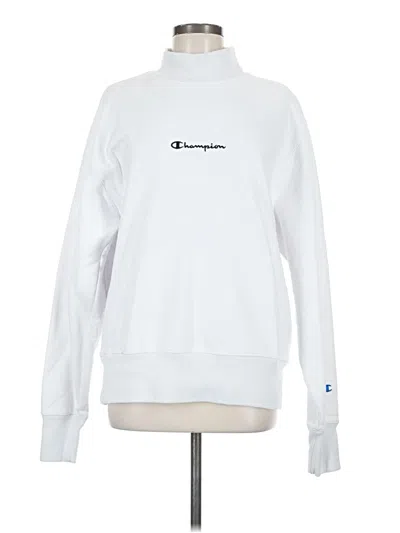 Pre-owned Champion Sweatshirt In White