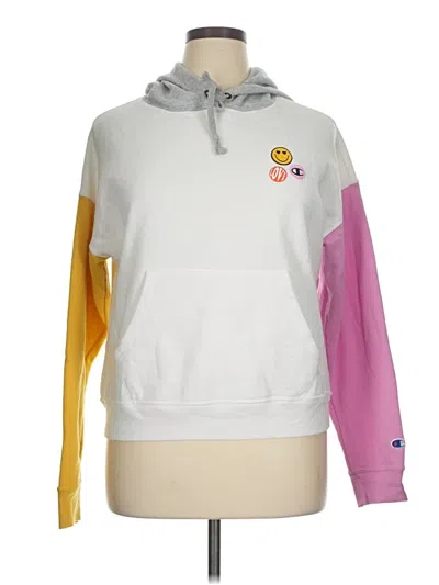 Pre-owned Champion Sweatshirt In White