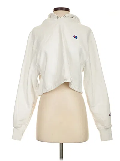 Pre-owned Champion Sweatshirt In White