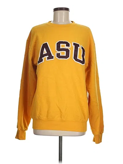 Pre-owned Champion Sweatshirt In Yellow