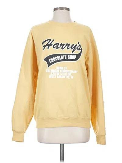 Pre-owned Champion Sweatshirt In Yellow