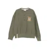 Champion Embroidered Logo Sweatshirt In Green