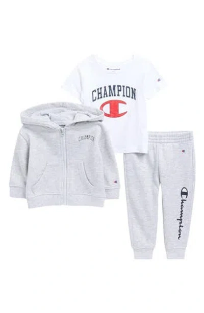 Champion Babies'  T-shirt, Hoodie & Joggers Set In Multi