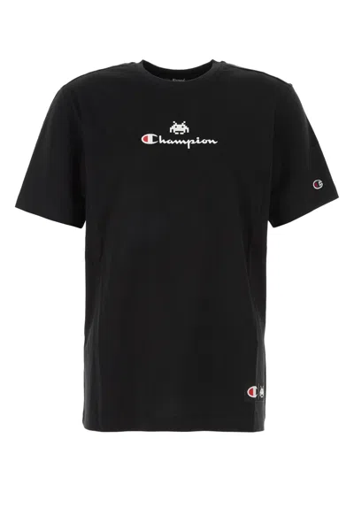 Champion Space Invaders T-shirt Short Sleeves In Black