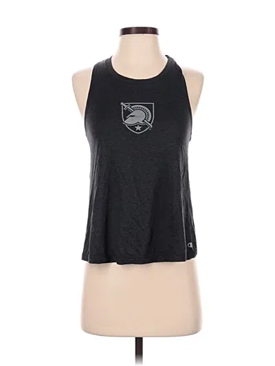 Pre-owned Champion Tank Top Black Halter Neckline Tops