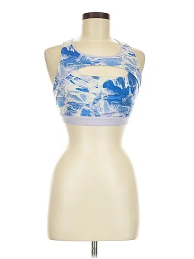 Pre-owned Champion Tank Top Blue Halter Neckline Tops