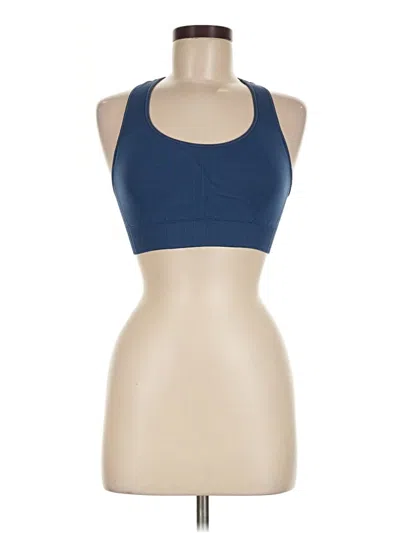 Pre-owned Champion Tank Top Blue Halter Neckline Tops