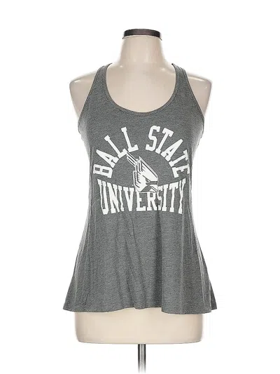 Pre-owned Champion Tank Top Gray Halter Neckline Tops