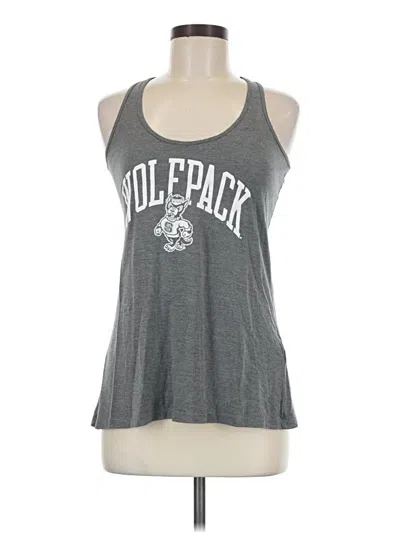 Pre-owned Champion Tank Top Gray Halter Neckline Tops