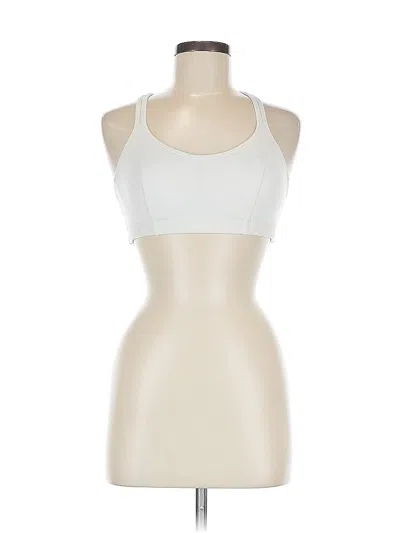 Pre-owned Champion Tank Top Ivory Halter Neckline Tops In White