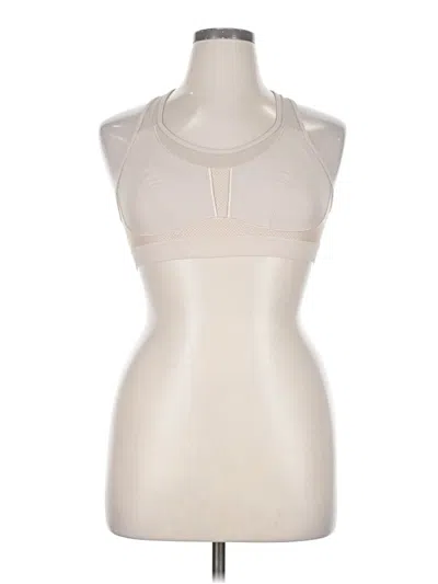 Pre-owned Champion Tank Top Ivory Halter Neckline Tops In White