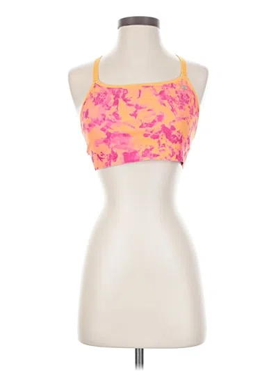 Pre-owned Champion Tank Top Orange Halter Neckline Tops