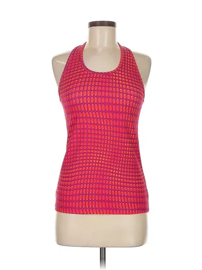 Pre-owned Champion Tank Top Pink Halter Neckline Tops