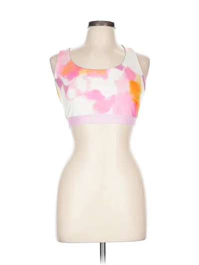 Pre-owned Champion Tank Top Pink Strapless Neckline Tops