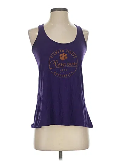Pre-owned Champion Tank Top Purple Halter Neckline Tops