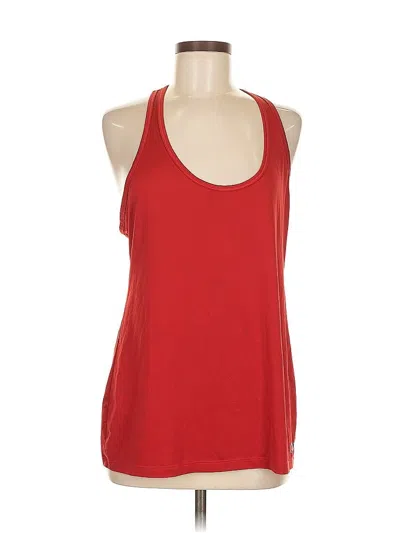 Pre-owned Champion Tank Top Red Halter Neckline Tops