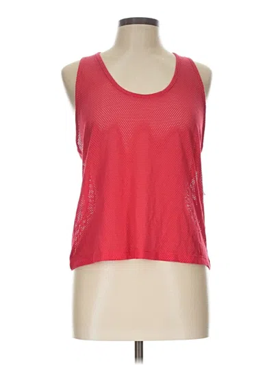 Pre-owned Champion Tank Top Red Halter Neckline Tops