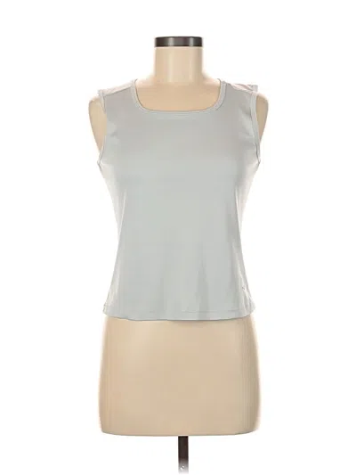 Pre-owned Champion Tank Top Silver Halter Neckline Tops