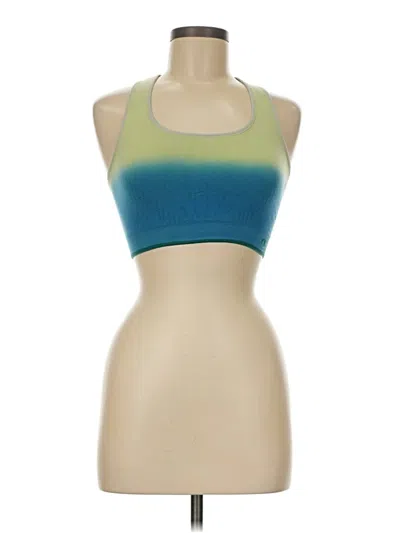 Pre-owned Champion Tank Top Teal Halter Neckline Tops