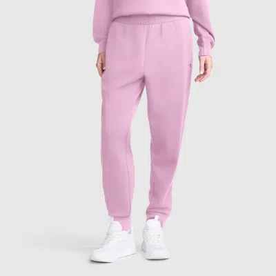 Champion Taper Leg Jogger With Zippers In Smoky Grape