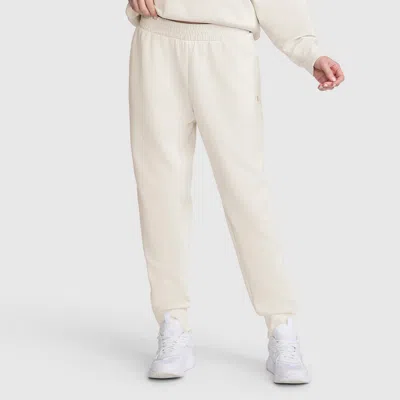 Champion Taper Leg Jogger With Zippers In Unbleached Cotton
