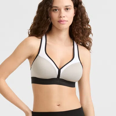 Champion The Curvy Sports Bra, C Logo In White
