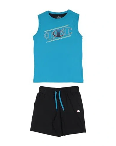 Champion Babies'  Toddler Boy Co-ord Azure Size 5 Cotton In Blue