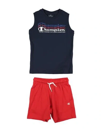 Champion Babies'  Toddler Boy Co-ord Midnight Blue Size 3 Cotton In Black