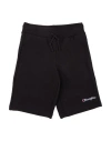 Champion Toddler Boy Shorts & Bermuda Shorts Black Size 5 Cotton, Polyester In Black