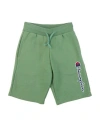 Champion Toddler Boy Shorts & Bermuda Shorts Green Size 5 Cotton, Polyester In Green