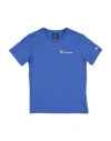 Champion Babies'  Toddler Boy T-shirt Blue Size 7 Cotton