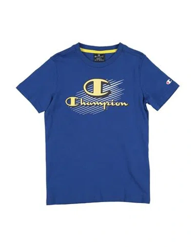 Champion Babies'  Toddler Boy T-shirt Blue Size 7 Cotton