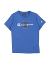 Champion Babies'  Toddler Boy T-shirt Blue Size 7 Cotton
