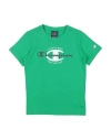 Champion Babies'  Toddler Boy T-shirt Green Size 5 Cotton