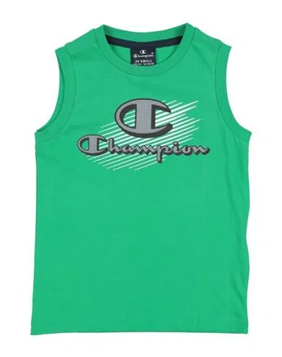 Champion Babies'  Toddler Boy T-shirt Green Size 7 Cotton