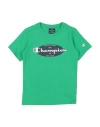 Champion Babies'  Toddler Boy T-shirt Green Size 7 Cotton
