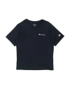 Champion Babies'  Toddler Boy T-shirt Midnight Blue Size 5 Cotton In Black